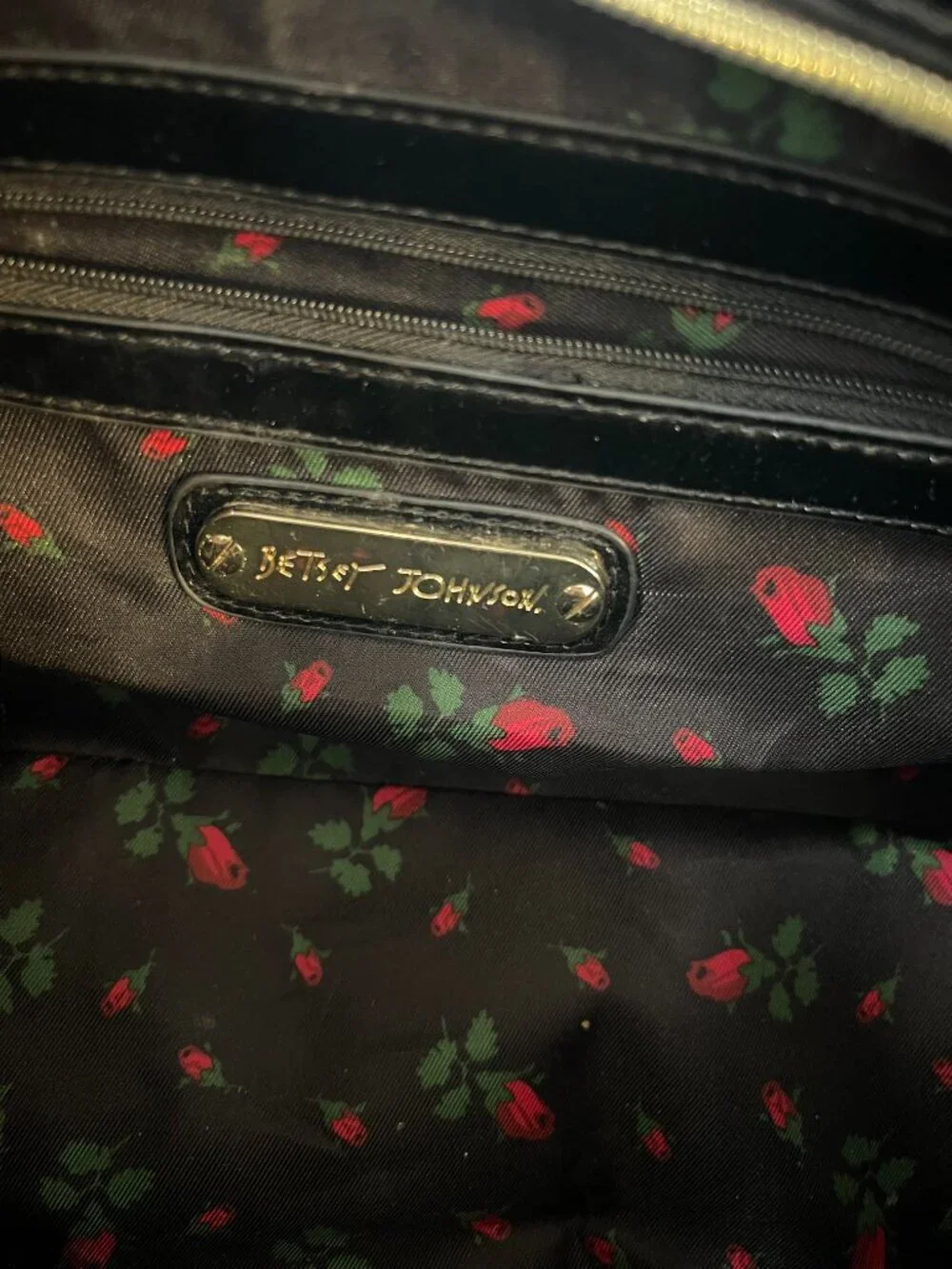 Vintage Betsey Johnson Y2K Leopard Bow Satchel Bag